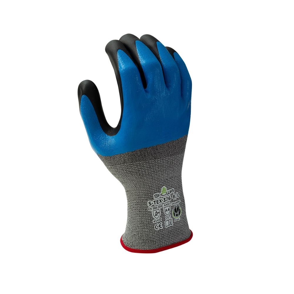 Guante SHOWA S-TEX 376 – Protección Mecánica y Química con Alto Agarre