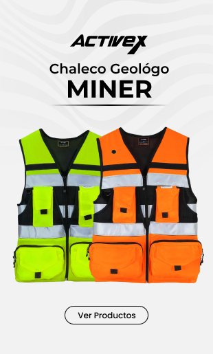 Chaleco Geologo Miner Activex