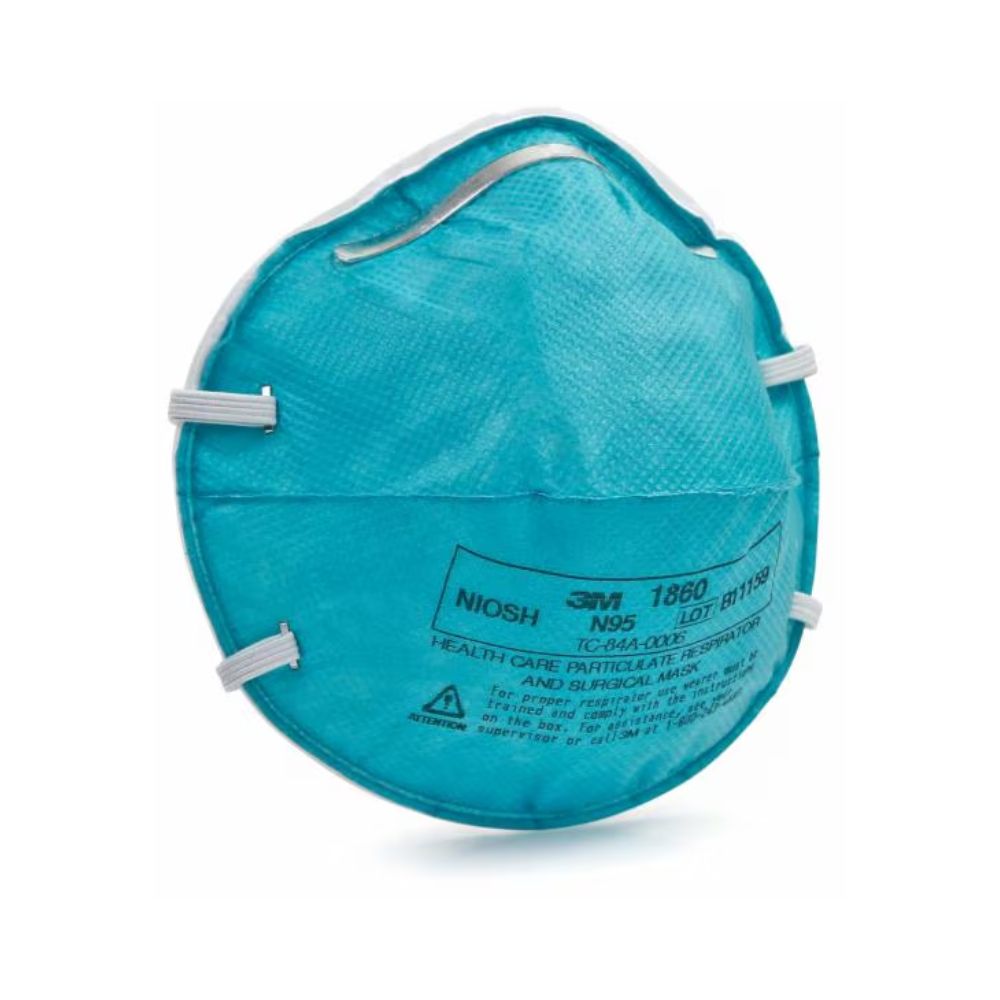 Respirador de Asistencia Médica para Partículas y Mascarilla Quirúrgica 3M™ 1860
