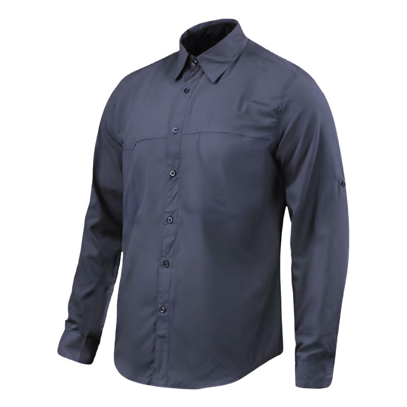 Camisa Lightwind H2100 de Poliéster Gris