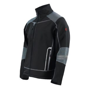 Chaqueta Softshell Hombre Absolute Zero Negra Z-1000