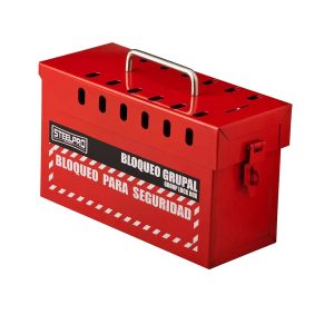Caja De Bloqueo Grupal Roja – U Steelpro