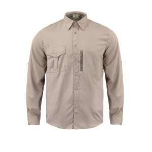 Camisa Lightwind H2200 Poliéster Beige
