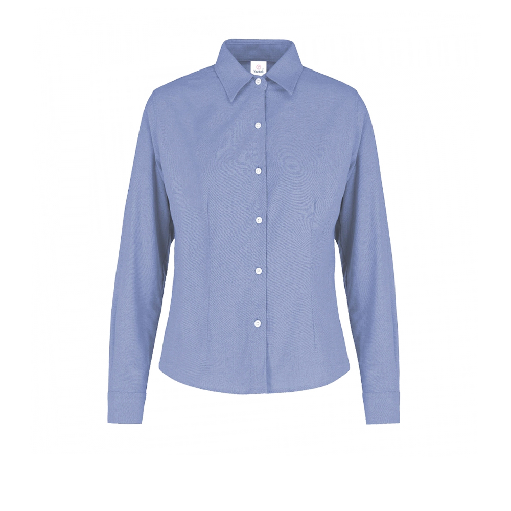 Camisa Oxford Nacional Azul Italiano