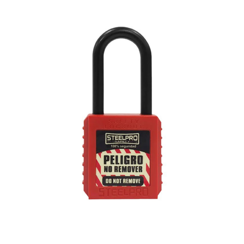 Candado Steelpro X10 Rojo – U
