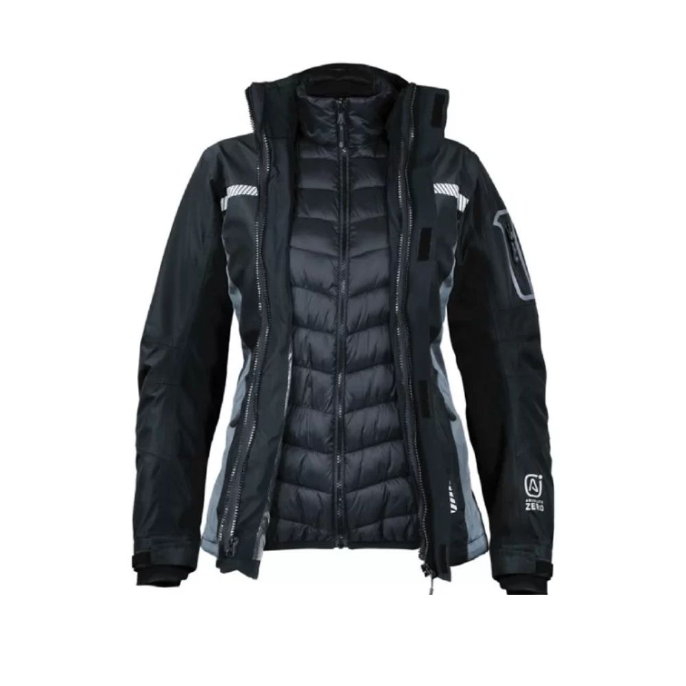 Casca Parka Absolute Zero 3 en 1 Negro Z-8100 Mujer