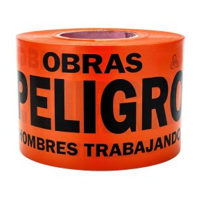 Cinta de Peligro Obras Rojo x 200 Metros