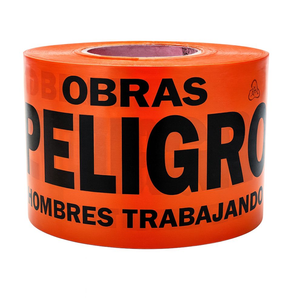 Cinta de Peligro Obras Rojo x 200 Metros