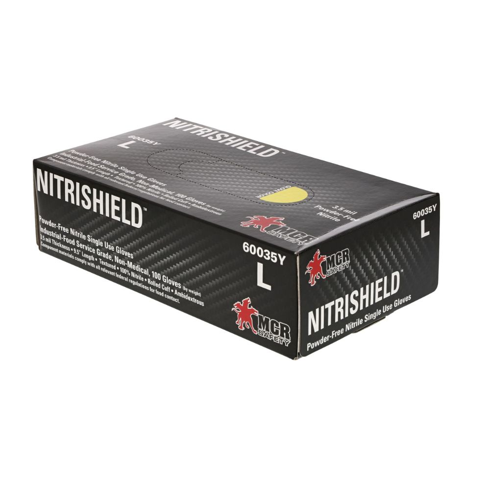 Guante 6016b quirurgico negro MCR