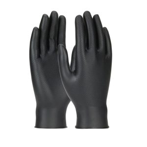 Guante Grippaz Nitrilo Ambidiestro Negro