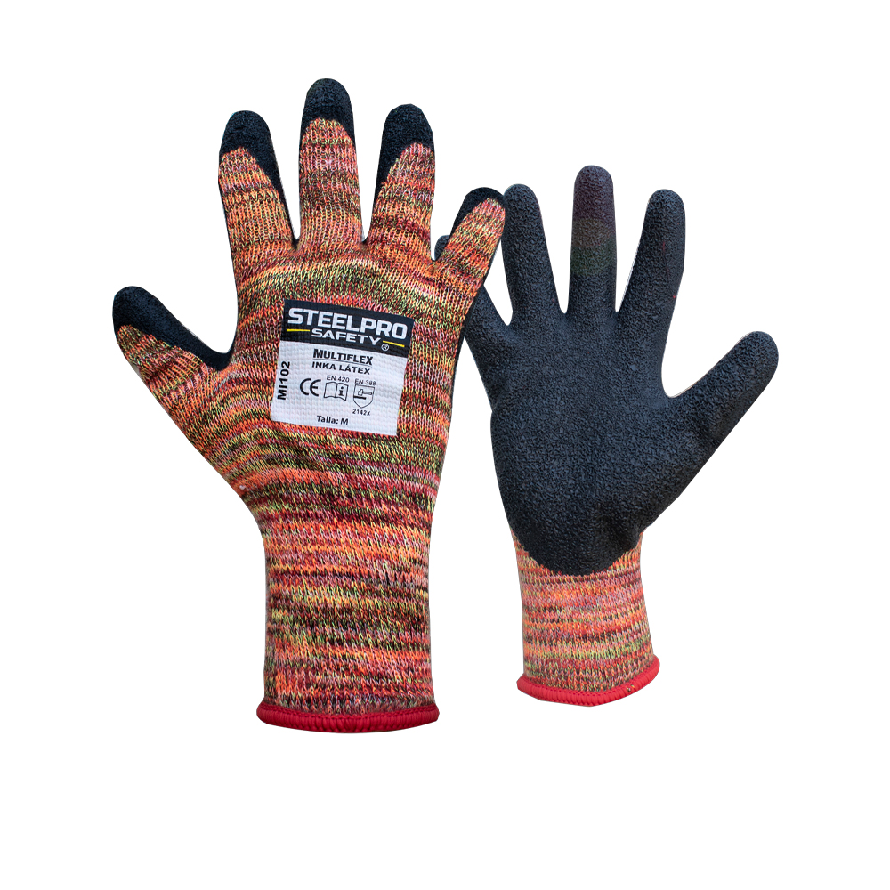 Guante Multiflex Mi102 Inka Látex Steelpro