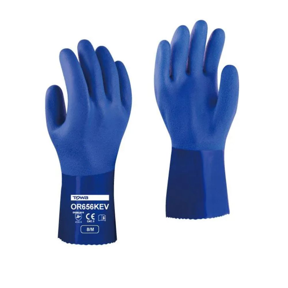 Guante Towa PVC 656 Kevlar A2